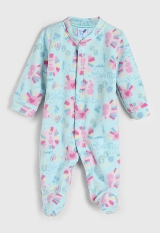 Pijama Bebê Tip Top Longo Estampado Azul