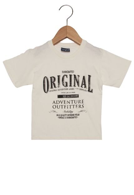 Camiseta Manga Curta Vrasalon Adventure Infantil Off-white - Marca Vrasalon