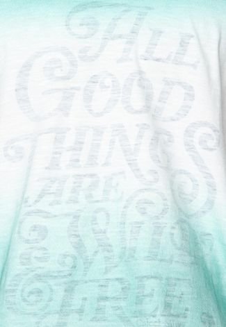 Camiseta Colcci Slim All Good Things Verde