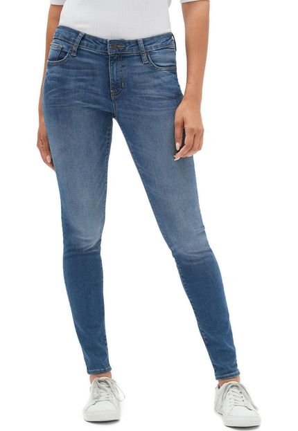 Calça Jeans GAP Skinny Estonada Azul - Marca GAP