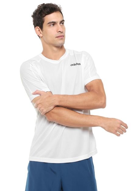 Camiseta adidas Performance D2M Branca - Marca adidas Performance