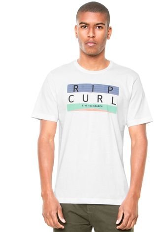 Camiseta Rip Curl Cavern Bege