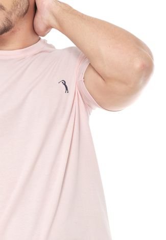 Camiseta Aleatory Básica Rosa