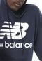 Moletom Fechado New Balance Logo Azul-marinho - Marca New Balance