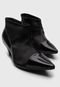Ankle Boot Piccadilly Recortes Preta - Marca Piccadilly