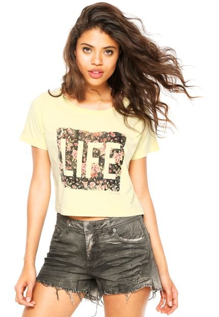 Blusa Mrs. Candy Life Floral Amarela - Marca Mrs. Candy