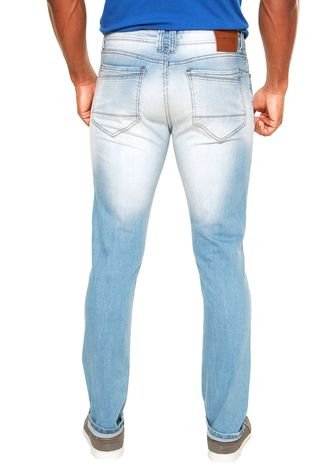 Calça Jeans Enfim Skinny Estonada Azul Claro