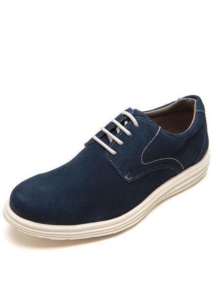 Sapato Casual Clauss Pespontos Azul - Marca Clauss