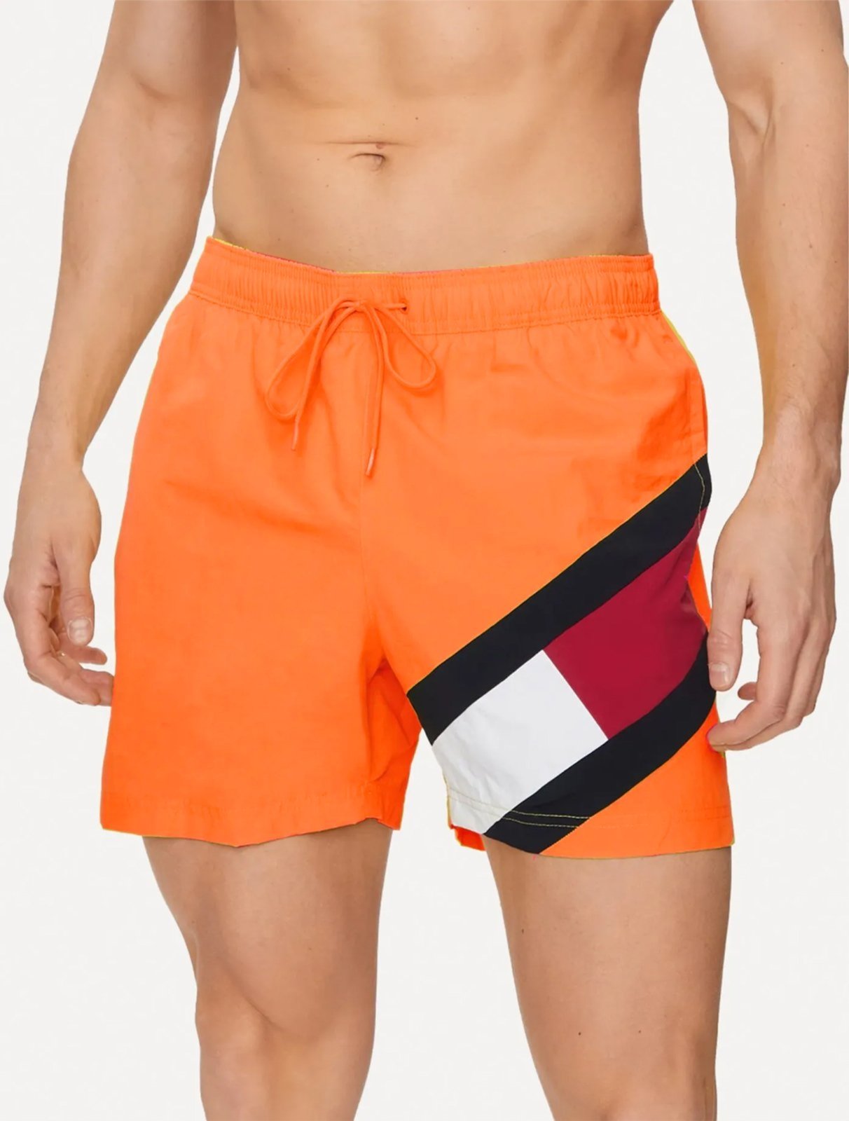 Short Tommy Hilfiger Masculino Medium Drawstring Swimwear Laranja - Marca Tommy Hilfiger