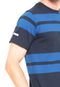 Camiseta Aleatory Listrada Azul - Marca Aleatory