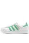Tênis Couro adidas Originals Superstar Branco/Verde - Marca adidas Originals
