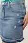 Mini Saia Jeans Feminina Barra Desfiada Puídos Anticorpus - Marca Anticorpus JeansWear