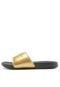 Sandália Slide Nike Sportswear Wmns Benassi Just Do It Print Dourada - Marca Nike Sportswear
