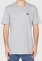 Camiseta DC Shoes Logo Bordado Cinza - Marca DC Shoes