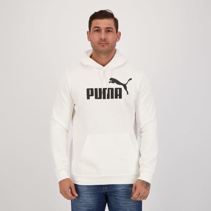 Moletom Puma ESS Big Logo FL Branco - Marca Puma