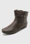 Bota Mooncity Tiras Marrom - Marca Mooncity