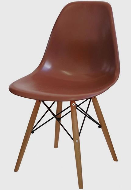 Cadeira Eames DKR Café OR Design Marrom - Marca Ór Design