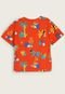 Camiseta Infantil Fabula Tucanos Vermelha - Marca Fabula