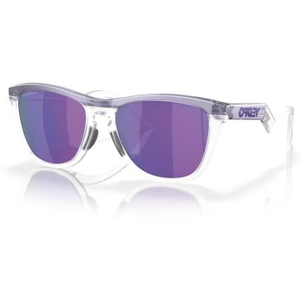 Oculos Sol Frogskins Hybrid Lilac Clear Prizm Violet - Matte Lilac Clear Incolor - Marca Oakley