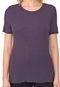 Blusa Ellus Reta Canelada Roxa - Marca Ellus