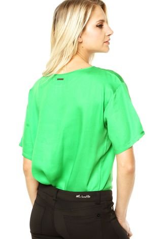 Camiseta Colcci Print Verde
