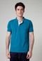 Camisa Polo M. Officer Holiday Azul - Marca M. Officer