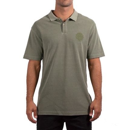 Camisa Polo Rip Curl Round Logo Masculina Verde - Marca Rip Curl