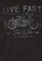 Camiseta Ellus Live Fast Preto - Marca Ellus