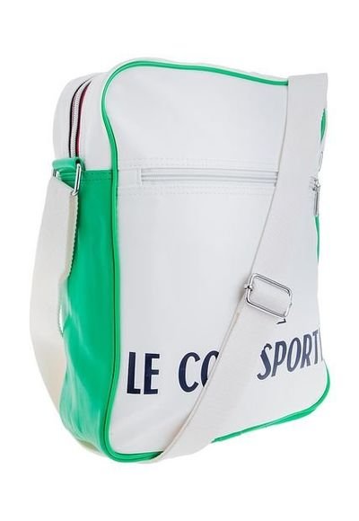 Bolso Manos Libres Blanco Verde Le Coq Sportif Sac Portrait