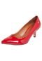 Scarpin My Shoes Salto Médio Básico Vermelho - Marca My Shoes