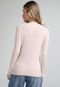 Blusa Tricot Facinelli by MOONCITY Recorte Nude - Marca Facinelli