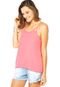 Blusa Pink Connection Tiras Coral - Marca Pink Connection