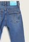 Calça Infantil Jeans Calvin Klein Kids Estonada Azul - Marca Calvin Klein Kids