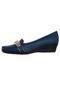 Scarpin Piccadilly Fivela Azul - Marca Piccadilly