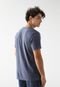 Camiseta Ellus Reta Washed Quality Azul - Marca Ellus