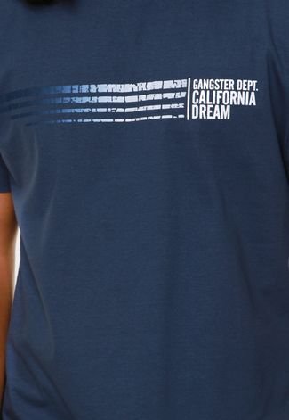 Camiseta Gangster California Dream Azul