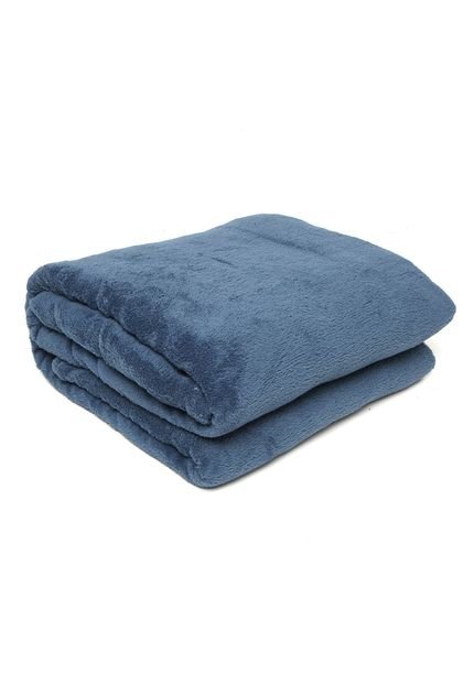 Manta Solteiro Kacyumara Casamara Blanket 150x220cm Azul - Marca Kacyumara