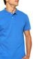 Camisa Polo Richards Logo Azul - Marca Richards