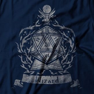 Camiseta Feminina Wizard - Azul Marinho