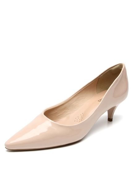 Scarpin DAFITI SHOES Verniz Nude - Marca DAFITI SHOES