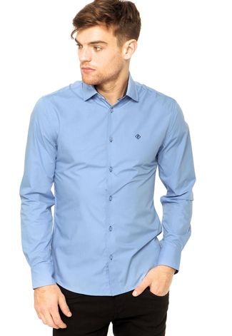 Camisa Casual Forum Azul