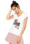 Camiseta Disparate Love Branca - Marca Disparate