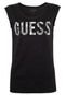 Blusa Guess Brand Preta - Marca Guess