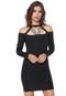 Vestido FiveBlu Curto Strappys Preto - Marca FiveBlu