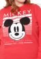 Moletom Flanelado Fechado Cativa Disney Plus Mickey Vermelho - Marca Cativa Disney Plus