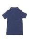 Camisa Polo Aleatory Menino Lisa Azul-Marinho - Marca Aleatory