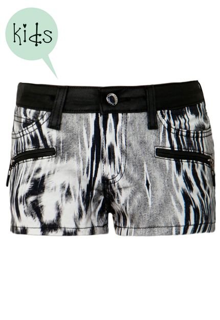 Short Canal Kids Style Cinza - Marca Canal