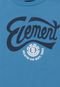 Camiseta Element Walder Menino Azul - Marca Element