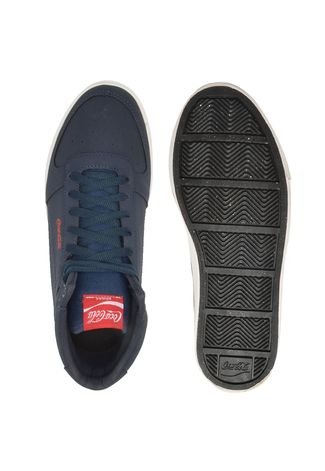 Tênis Coca Cola Shoes Recortes Azul