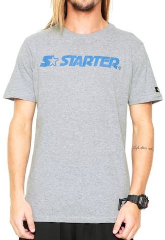 Camiseta Starter Estampada Cinza